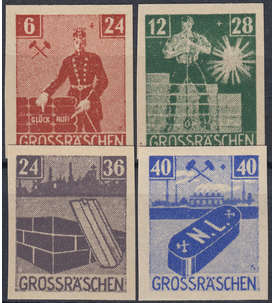 Deutsche Lokalausgabe Großräschen Nr. 43-46 B postfrisch **