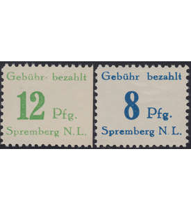 Deutsche Lokalausgabe Spremberg Nr. 23-24 A postfrisch **