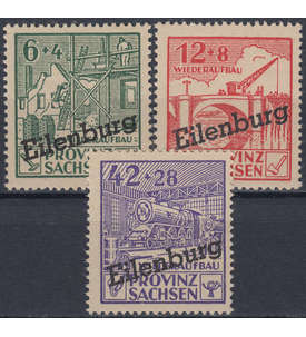 Deutsche Lokalausgabe Eilenburg Nr. I-III postfrisch **