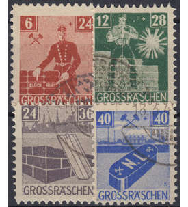 Deutsche Lokalausgabe Großräschen Nr. 43 - 46 A/C gestempelt