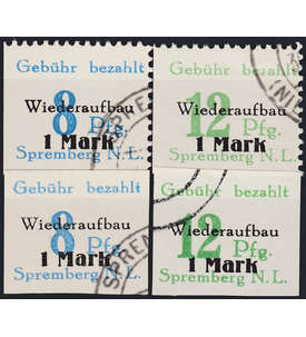 Deutsche Lokalausgabe Spremberg Nr. 21 - 22 A+ B gestempelt