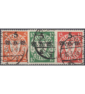 Danzig Nr. 237-239 gestempelt