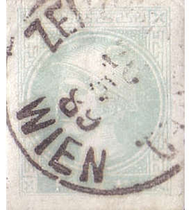 sterreich Nr. 43 gestempelt   Merkurkopf Zeitungsmarke 1880
