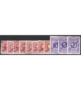 sterreich Portomarken 1919    Nr. 64-74 gestempelt