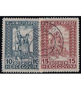 sterreich Bosnien/Herzegowina Nr. 142-143 gestempelt