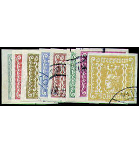 sterreich Nr. 409-416 gestempelt Merkurkopf 1922