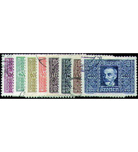 sterreich Nr. 425-432 gestempelt Flugpostmarken 1922