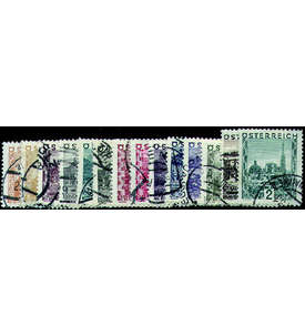 sterreich Nr. 498-511 gestempelt Landschaften 1929