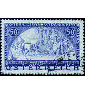 sterreich Nr. 556A gestempelt WIPA 1933 Faserpapier