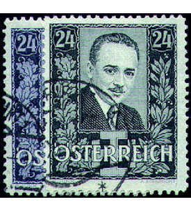 sterreich Nr. 589-590 gestempelt Ermordung von Dollfuss 1934