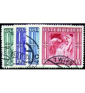 sterreich Nr. 628-631 gestemp Winterhilfe 1936