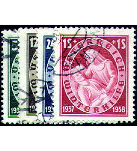 sterreich Nr. 642-645 gestempelt Winterhilfe 1937