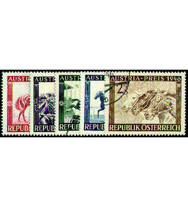 sterreich Nr. 785-789 gestemp Austria-Preis 1946