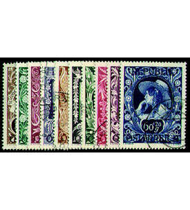 sterreich Nr. 812-821 gestemp Kunstausstellung 1947