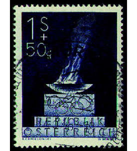 sterreich Nr. 854 gestempelt  Olympische Spiele 1948