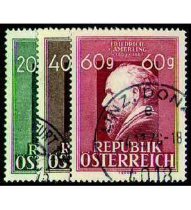 sterreich Nr. 855-857 gestemp Ziehrer,Stifter,Amerling1948
