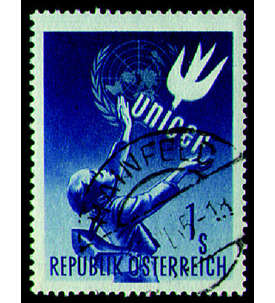 sterreich Nr. 933 gestempelt  UNICEF 1949