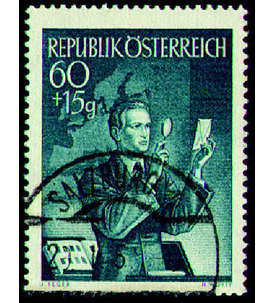 sterreich Nr. 957 gestempelt  Tag der Briefmarke 1950