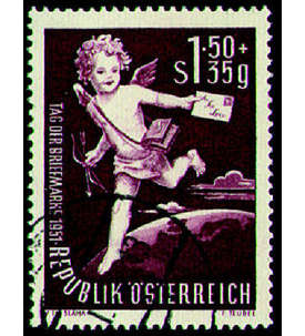 sterreich Nr. 972 gestempelt  Tag der Briefmarke 1952