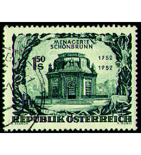 sterreich Nr. 973 gestempelt  Tiergarten Schnbrunn 1952