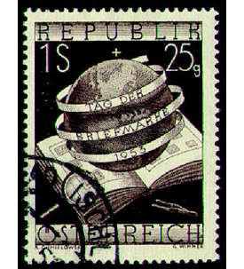 sterreich Nr. 995 gestempelt  Tag der Briefmarke 1953