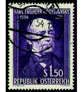 sterreich Nr. 997 gestempelt  v. Rokitansky 1954