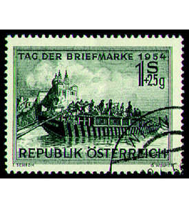 sterreich Nr.1010 gestempelt  Tag der Briefmarke 1954
