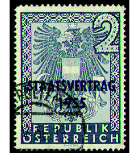 sterreich Nr.1017 gestempelt  Staatsvertrag 1955