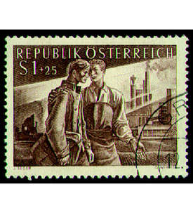 sterreich Nr.1019 gestempelt  Heimkehrer 1955