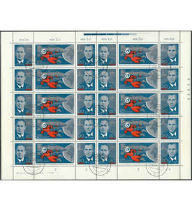 DDR ZD-Bogen Nr. 1138-1140 Kosmonauten 1965 gestempelt
