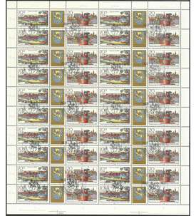 DDR ZD-Bogen Nr. 2722-2723 Ausstellung 1982 gestempelt