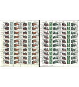 DDR ZD-Bogen Nr. 2792-2795 Schmalspurbahnen 1983 gestempelt