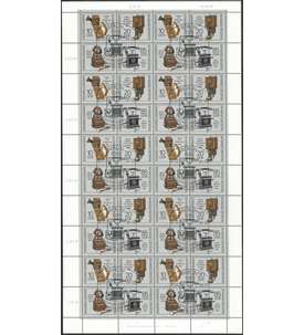 DDR ZD-Bogen Nr. 3226-3229 Fernsprechapparate 1989 gestempelt