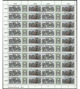 DDR ZD-Bogen Nr. 3338-3339 Briefmarkenausstellung 1990 gestempelt