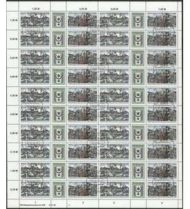 DDR ZD-Bogen Nr. 3338-3339 Briefmarkenausstellung 1990 gestempelt