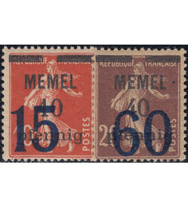 Memel Nr. 34-35 postfrisch**