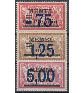 Memel Nr. 49-51 postfrisch**