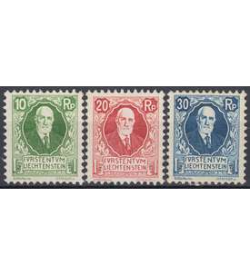 Liechtenstein Nr. 72-74        Frst Johann II.