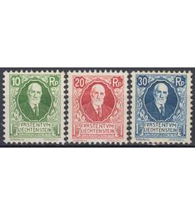 Liechtenstein Nr. 72-74        Frst Johann II.