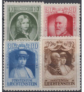 Liechtenstein Nr. 90-93        Frst Franz I.