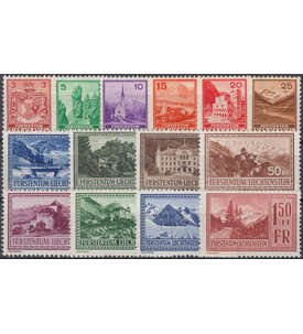 Liechtenstein Nr. 126-139      Freimarken 1934/1936