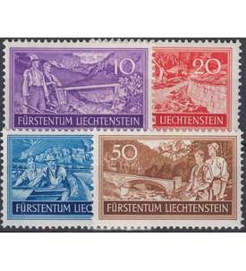 Liechtenstein Nr. 152-155 postfrisch Arbeitsbeschaffung