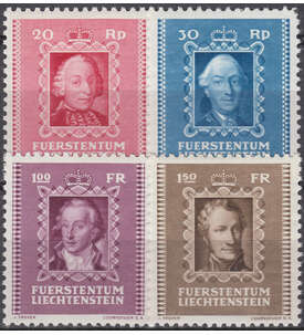 Liechtenstein Nr. 207-210 postfrisch ** Frsten 1942