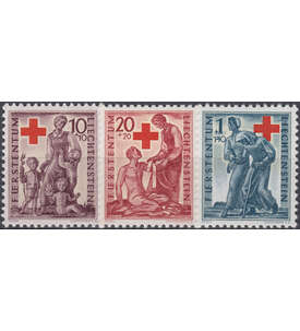 Liechtenstein Nr. 244-246 postfrisch ** Rotes Kreuz