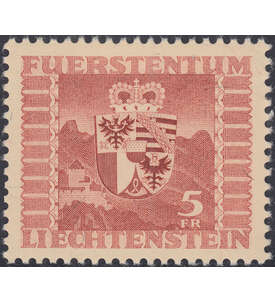 Liechtenstein Nr. 252 postfrisch **  Freimarke Wappen 1947