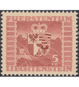 Liechtenstein Nr. 252 postfrisch **  Freimarke Wappen 1947