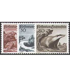 Liechtenstein Nr. 285-287 postfrisch ** Jagd 1950