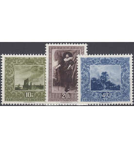 Liechtenstein Nr. 301-303 postfrisch ** Gemlde 1951