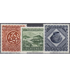 Liechtenstein Nr. 319-321 postfrisch ** Landesmuseum Vaduz