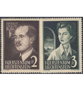 Liechtenstein Nr. 332-333 postfrisch ** Frstenpaar 1955